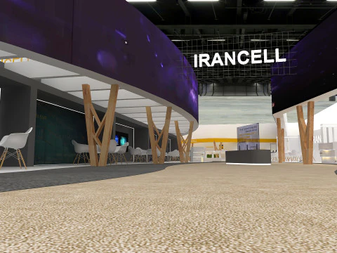3D Booth Design 3D Model