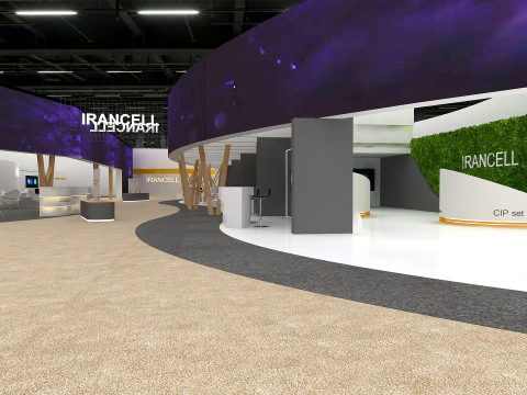3D Booth Design 3D Model