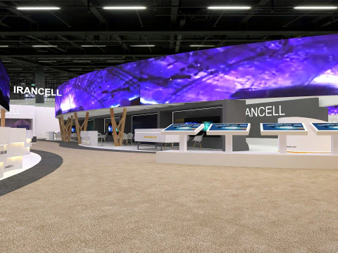 3D Booth Design 3D Model