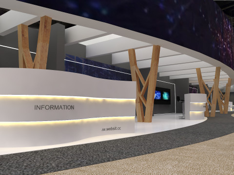 3D Booth Design 3D 模型