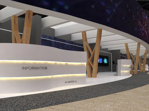 3D Booth Design 3D Model