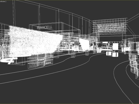 3D Booth Design 3D 模型