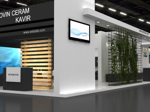 3d booth 3D Model
