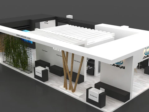 3d booth 3D Model