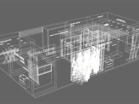 3d booth 3D Model