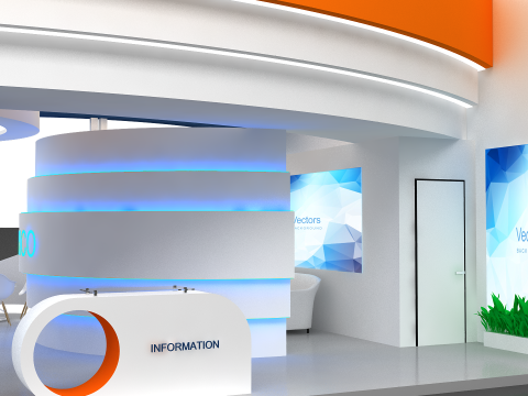 3d exhibition Modello 3D