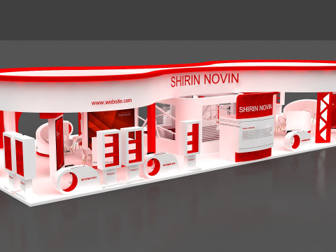 3d exhibition Modello 3D