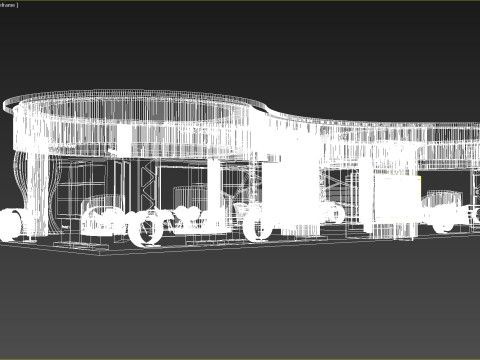 3d exhibition Modello 3D