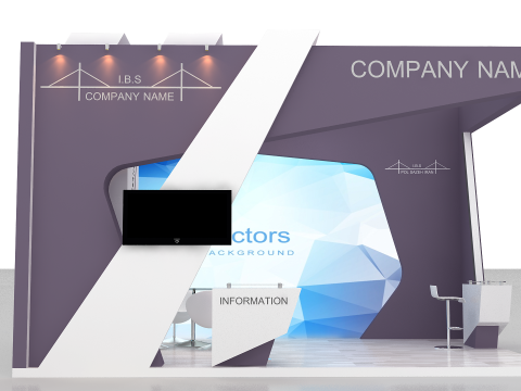 3d exhibition Model 3D