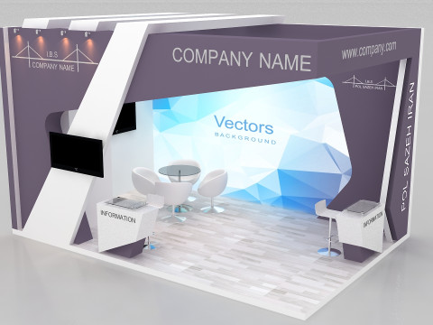 3d exhibition Model 3D