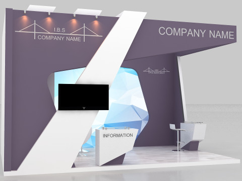 3d exhibition Model 3D