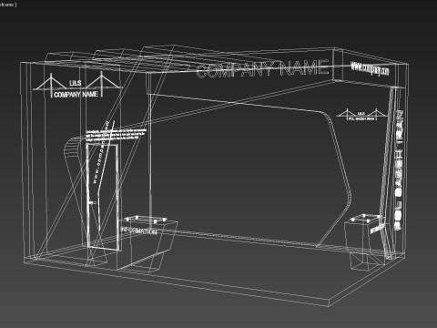 3d exhibition Model 3D