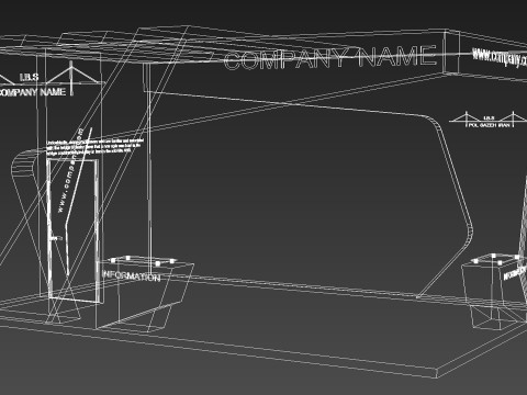 3d exhibition Model 3D