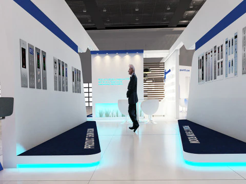 3д выставка 3D Модель