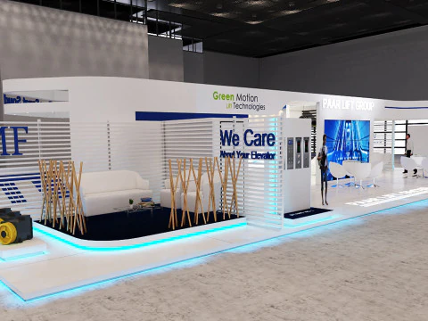 3д выставка 3D Модель