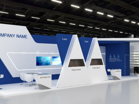 3d exhibition 3D-Modell