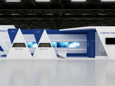 3d exhibition Modèle 3D