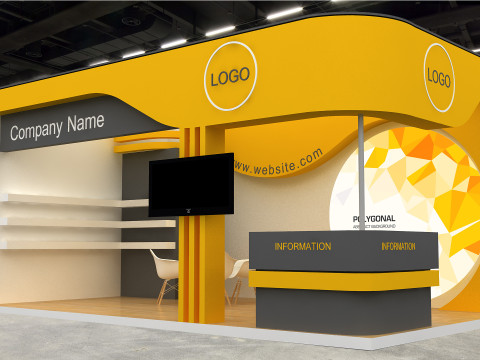 3D Exhibition Stand 3D Model