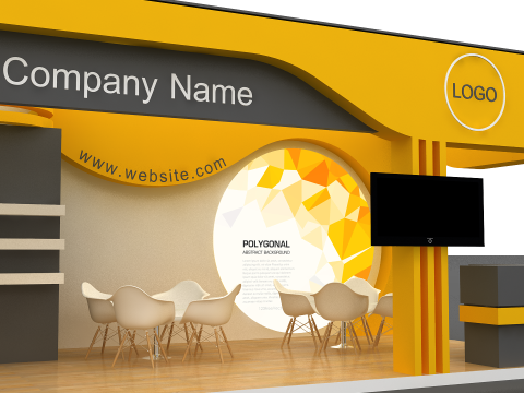 3D Exhibition Stand Modello 3D