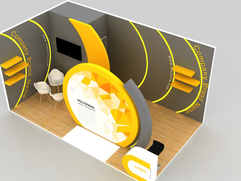 3d exhibition Modelo 3D