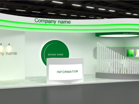 3D Exhibition Stand 3D Model