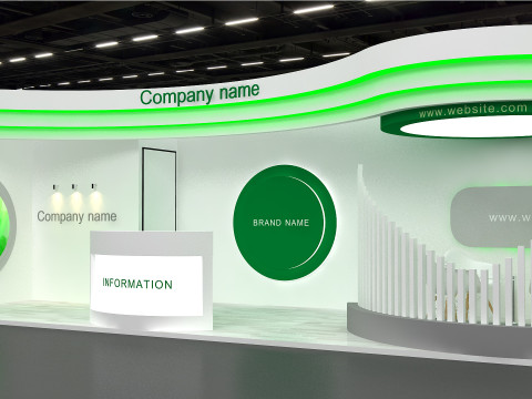 3D Exhibition Stand Modello 3D