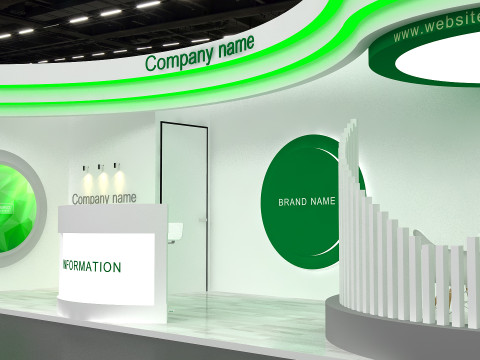 3D Exhibition Stand Modello 3D