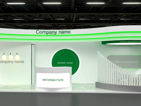 3D Exhibition Stand Modello 3D