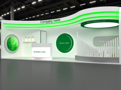 3D Exhibition Stand Modello 3D