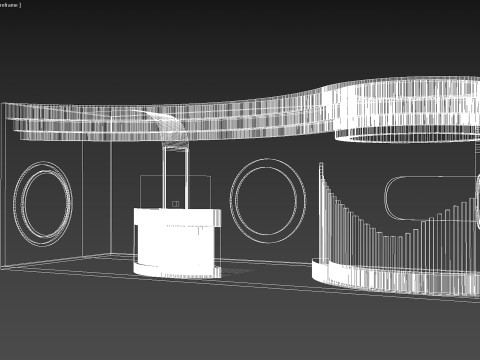3D Exhibition Stand Modello 3D