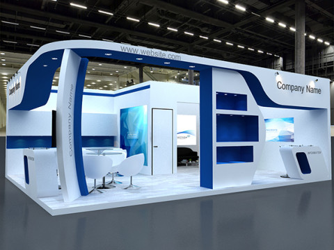 3D Exhibition Stand 3D Model
