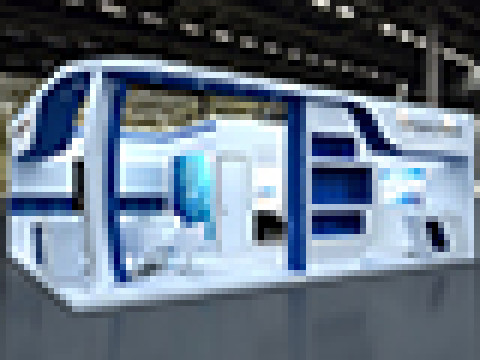 3D Exhibition Stand 3D Model