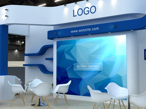 3D Exhibition Booth Design 3D Model