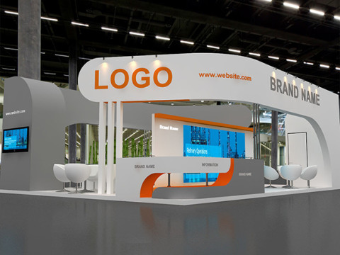 3D Exhibition Stand 3D Model