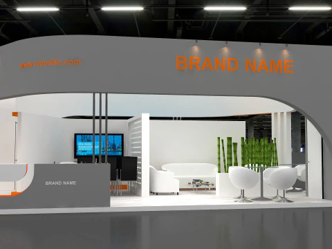 3D Exhibition Stand 3D Model