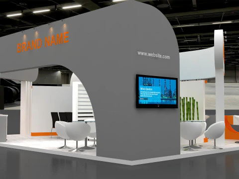 3D Exhibition Stand 3D Model