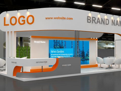 3D Exhibition Stand Model 3D