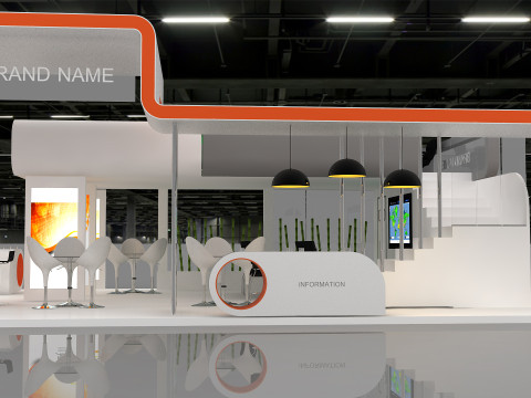 3D Booth 3D Model