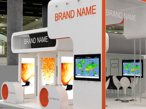 3D Booth 3D Model