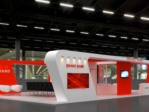 3D Exhibition Stand 3D Model