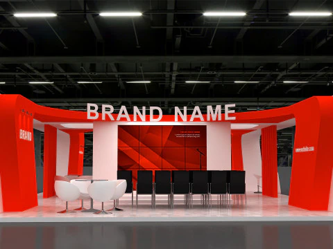 3D Exhibition Stand 3D Model