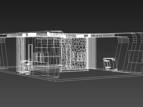 3D Exhibition Stand 3D Model
