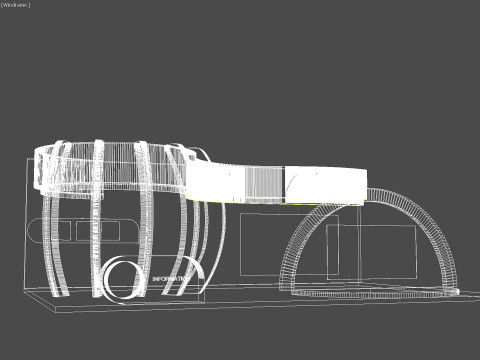 3D Exhibition Booth Design 3D Model