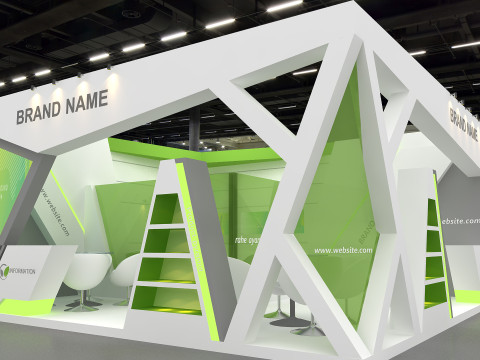 3D Booth Design 3D Model