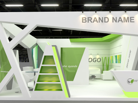 3D Booth Design 3D Model