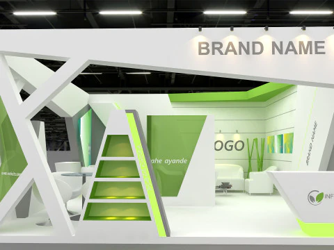 3D Booth Design 3D Model