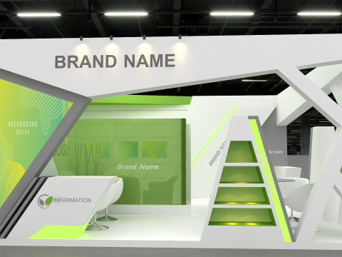 3D Booth Design 3D Model