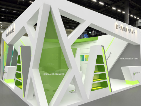 3D Booth Design 3D Model