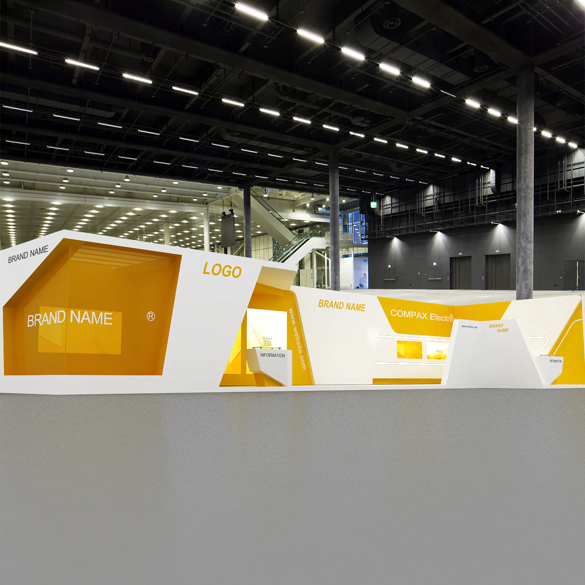 3d exhibition 3D Model .c4d .max .obj .3ds .fbx .stl .blend 