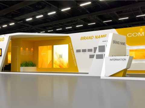 3d exhibition Modèle 3D